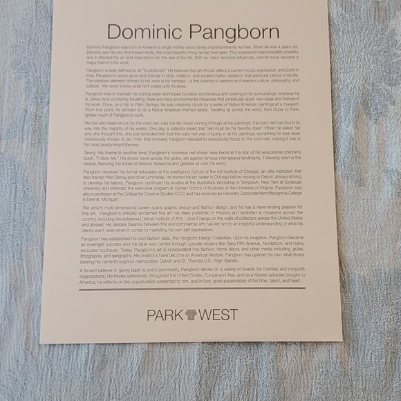 ***HOST PICK ***Dominic Pangborn, Abstract Poppy - Picture 5 of 5